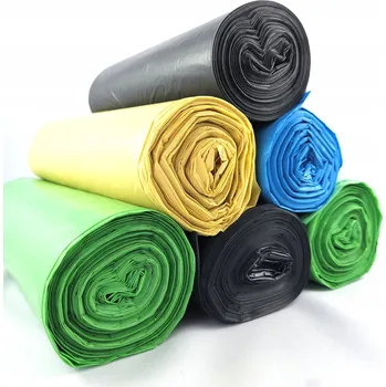 Pytle na odpadky Pytle na odpad 60l LDPE / modré / 50 Ks