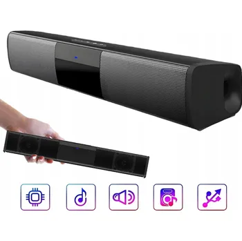 Bluetooth reproduktor BLUETOOTH 5.0 REPRODUKTOR SOUNDBAR S FM RÁDIEM K POČÍTAČI LAPTOPU FM USB