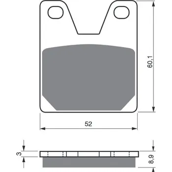 Zrcátko pro motocykl Zpětné zrcátko JMT ZR 2087 černá levý 2H13279