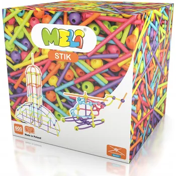 ostatní stavebnice MELI 50602 600 dílů STAVEBNÍCH STAVEBNICE TYČINKY