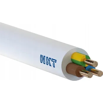 elektrický kabel Instalační kabel Kulatý YDY NKT 4 x 2,5