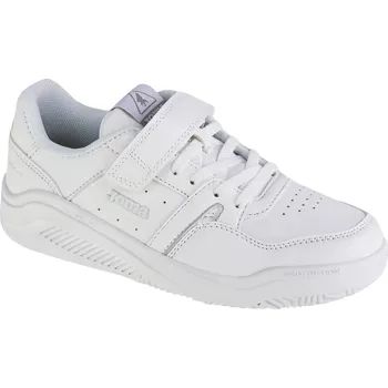 Dívčí tenisky Bílé dětské tenisky Joma Platea Low Jr 2402 JPLAS2402V Velikost: 32
