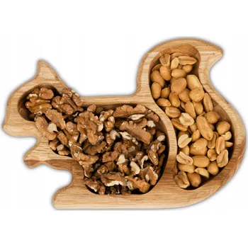 Dřevěná mísa / podnos na servírování, talíř na občerstvení