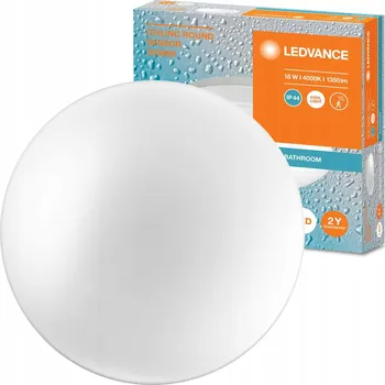 Ledvance stropní svítidlo LED SENSOR 18W 4000K IP44 průměr 25,5 cm zvukový senzor