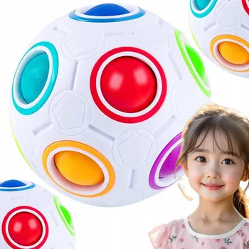 Hračka pro nejmenší PrzydaSie Antistresový Míček Magický Stresový Mačkací Hračka Míček Senzorická Hračka WW-60589 Barevný