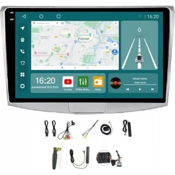 Autorádio ANDROID AUTO RÁDIO NAVIGACE CARPLAY VW PASSAT B6 B7 CC WIFI 256GB SIM