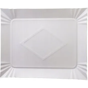 Jednorázové nádobí Na jedno použití Papírové tácky Stybowski 20 x 25 cm 100 ks bílé