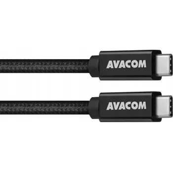 Datový kabel Datový a nabíjecí kabel USB Type-C - USB Type-C, 100cm, 100W E-Mark, černý