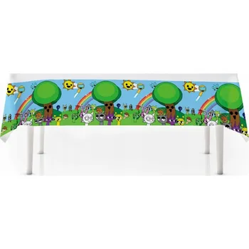 ubrus SPRUNKI Ubrus narozeninové dekorace Oren Raddy Gray Wenda Pinkie Sky