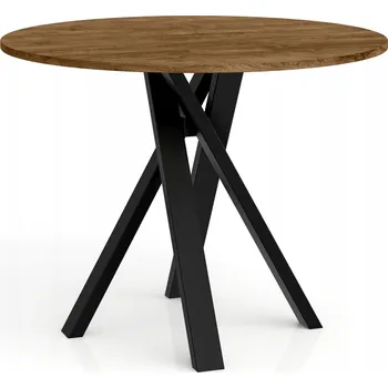 Jídelní stůl Stůl kulatý Ivo 90 cm bílý – moderní do jídelny a obývacího pokoje