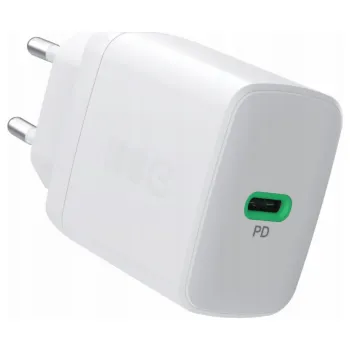 Green Cell USB nabíječka do zásuvky 30W 1x USB-C BÍLÁ
