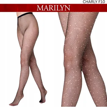 Dámské spodní prádlo Punčocháče Marilyn Charly F10 3/4 černé