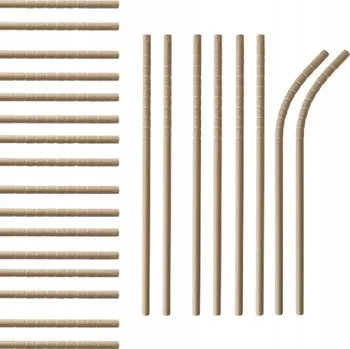 Brčka papírové Woodeven 100 ks