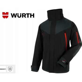 ZIMNÍ BUNDA WURTH Modyf Performance, černá/červená, velikost vel. 3XL
