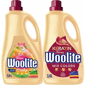 Prací gel Woolite Tekutý prací prostředek na barevné prádlo sada 2x3,6L (120 praní)
