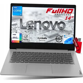 Notebook Notebook Lenovo IdeaPad 3 14" Intel Core i5 8 GB / 256 GB stříbrný