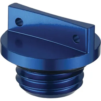 Palivový systém pro motocykl VÍČKO OLEJOVÉ NÁDRŽE YAMAHA WR250F '06-'13, HONDA CRF MODRÉ (ZÁVIT M20X2,5)