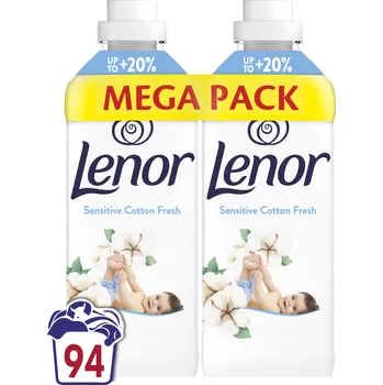 Aviváž LENOR Sensitive Cotton Fresh 2× 987 ml (94 praní)