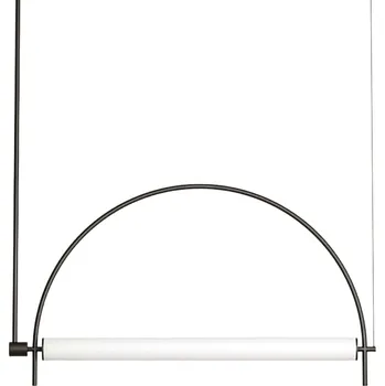 Aromas Arc LED závěsné svítidlo Černá matná