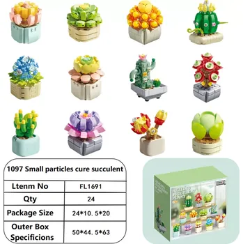 ostatní stavebnice Stavebnice květiny 1051 dílků