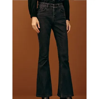 Dámské džíny Sinsay - Rozšířené džíny - šedá - 901FI-90J - 901FI-90J-36