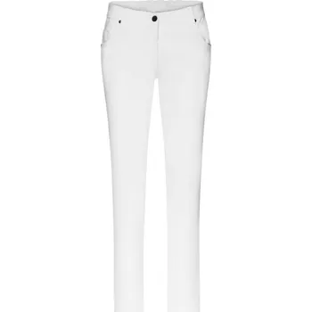 Dámské kalhoty Dámské kalhoty JN3001, bílá