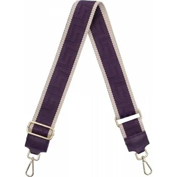 Kabelka Stylový pásek na tašku Geometric PA005 tmavě fialový/beige