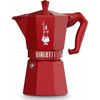 Kávovar Moka konvice Bialetti MOKA EXCLUSIVE Červená Aluminium (6 šálků)