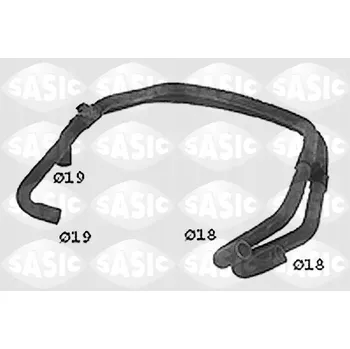 Brzdová hadice Sasic SWH4175 Hadice chladiče (flexibilní)