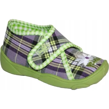 Dívčí obuv Befado dětské papuče na suchý zip, vícebarevné, velikost 21