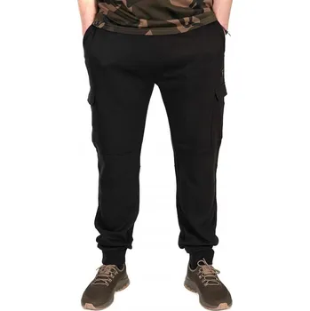 Rybářské oblečení Fox Lw Black Camo Combat Joggers, vel. XL CFX318
