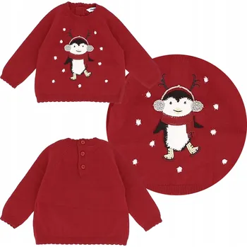 Kojenecký overall Vánoční svetřík pro miminko, teplý, prémiový Primigi 3M/56 cm