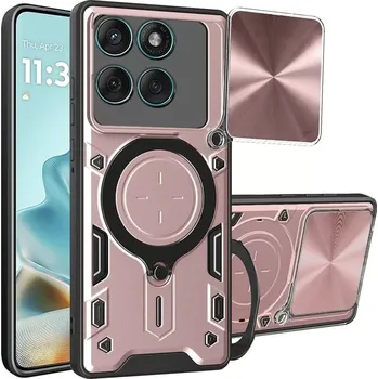 Pouzdro na mobilní telefon Kryt Motorola EDGE 60 / 60 Fusion Techsuit CamGuard Pro - rose gold