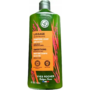 Šampon YVES ROCHER Šampon pro uhlazení vlasů s rýžovými peptidy 300 ml