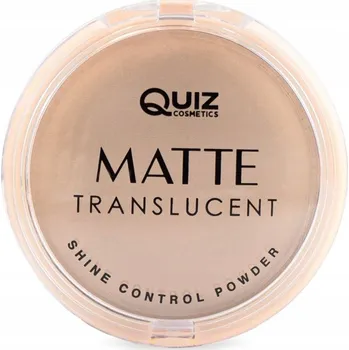 Pudr Quiz Cosmetics Transparentní matující pudr 10g (N°02)
