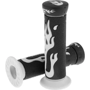 Kolo pro motocykl Gripy na řídítka motorky ‎Perfk černobílé