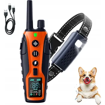 Obojek pro psa INTELIGENTNÍ ELEKTRONICKÝ OBOJEK PRO PSA 3 TRÉNINKOVÉ REŽIMY VODĚODOLNÝ