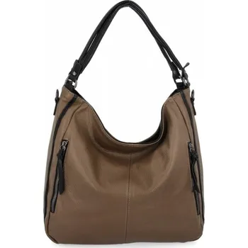 Kabelka Univerzální dámská taška XL na každodenní použití od firmy Hernan HB0379 Hnědá/Černá