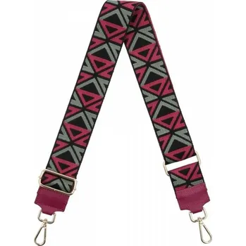 Kabelka Módní pásek k tašce Geometric PA005 fuchsiový