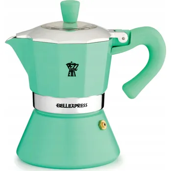 Moka konvice PEZZETTI BELLEXPRESS Smaltovaná Moka konvička (3 šálky) - Mátová