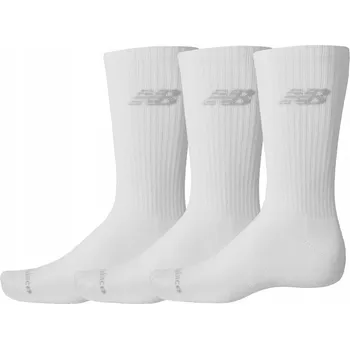 New Balance Ponožky PERFORMANCE BASIC CREW 3 P WT bílé, velikost 35-38