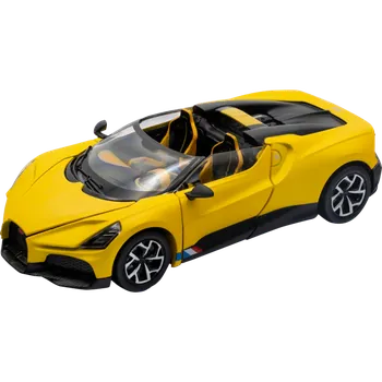 autíčko BUGATTI MISTRAL žluté 1:32 kovový model auta - RE.EL TOYS
