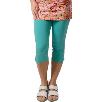 Dámské legíny Dámské 3/4 legíny REGÍNA, zelenomodrá, zelenomodrá, VS168