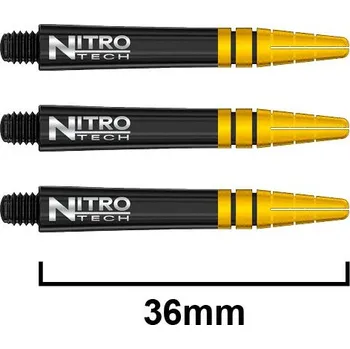 Příslušenství pro šipky Násadky Red Dragon Nitrotech Gold Short