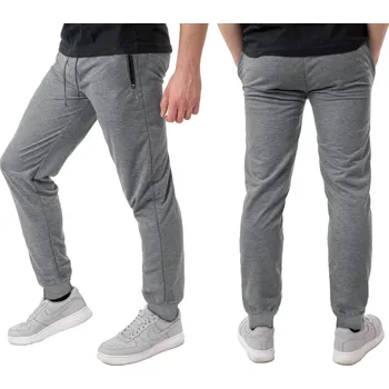 Megitarnow pánské tepláky šedé velikost 7XL