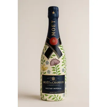 Moët & Chandon Nectar Impérial 0,75 l – Barevný dekor cibuláku