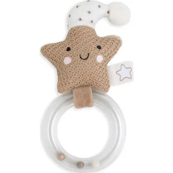 Baby's only chrastítko Heaven clay/warm linen