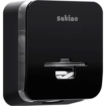Zásobník na papírové ručníky Zásobník na hygienické potřeby Satino-3 v 1, černý