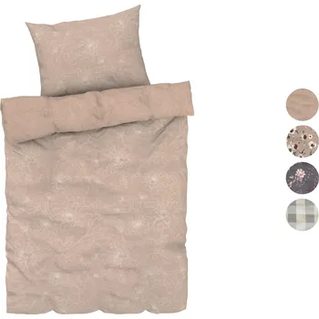 Povlečení LIVARNO home Ložní povlečení z mikrovláknitého saténu, 140 x 200 cm, 70 x 90 cm