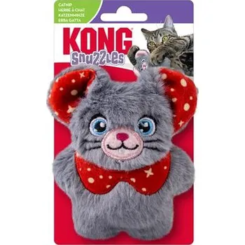 Hračka pro kočku Hračka Kong Cat Holiday Snuzzles Mouse Assorted,polyester, rôzne farby